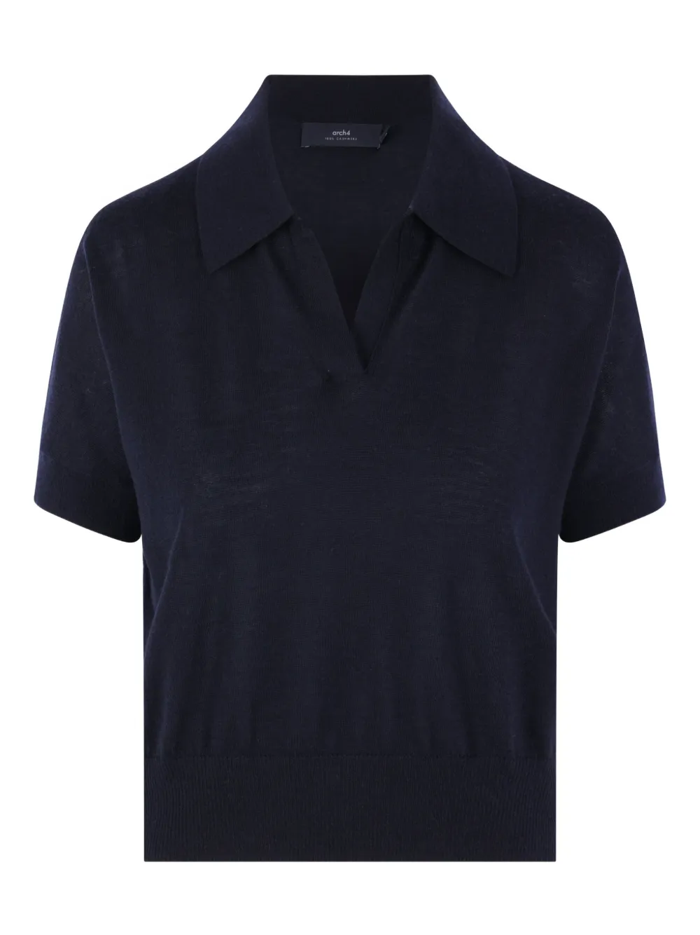 arch4 V-neck short-sleeve T-shirt - Blu