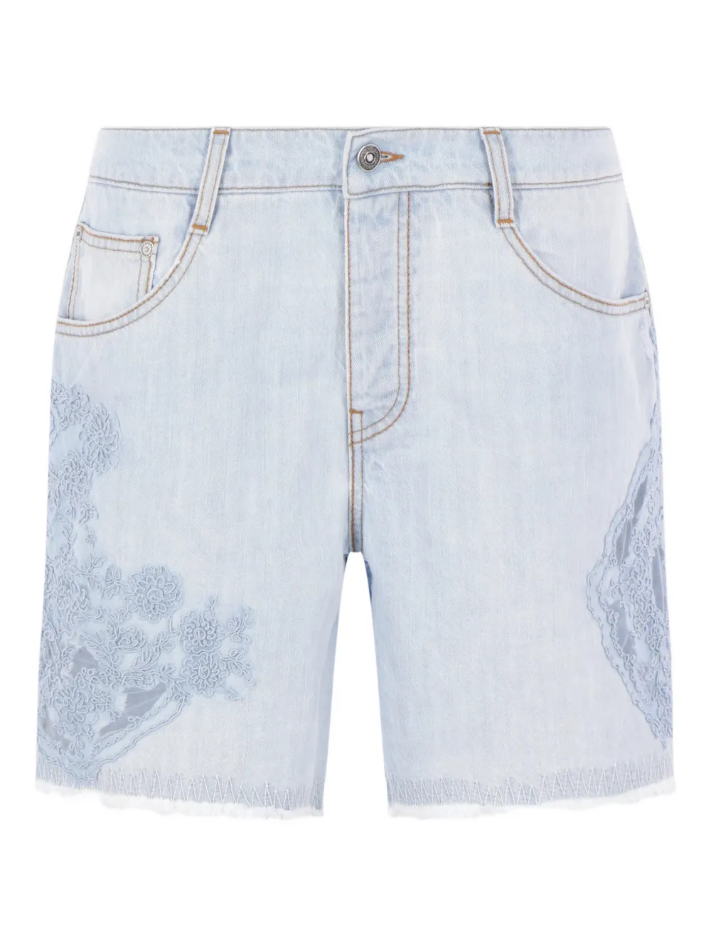 Ermanno Scervino floral-lace shorts - Blu