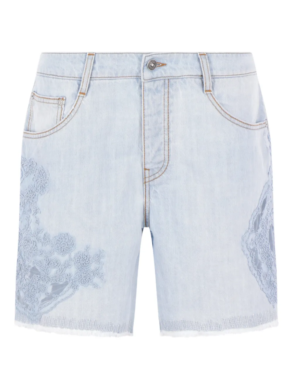 Ermanno Scervino floral-lace shorts - Blu