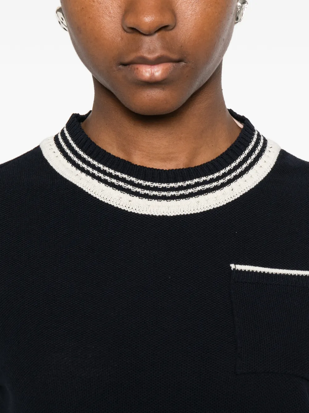 Striped Pocket Sweater