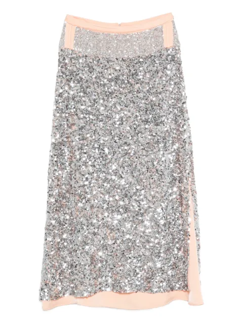 Rabanne sequin-embellishment maxi skirt