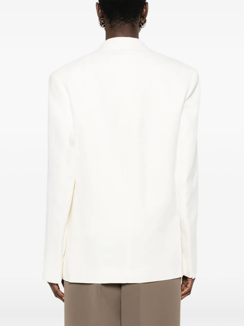 Victoria Beckham Blazer met dubbele rij knopen Wit