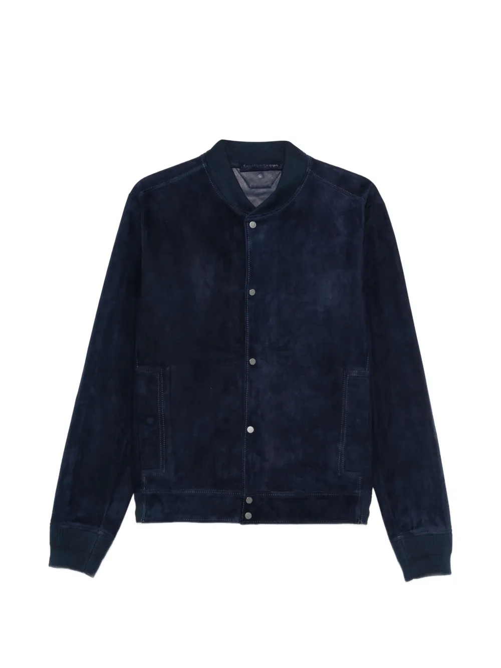 Salvatore Santoro suede bomber jacket - Blau