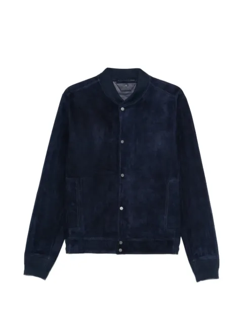 Salvatore Santoro suede bomber jacket