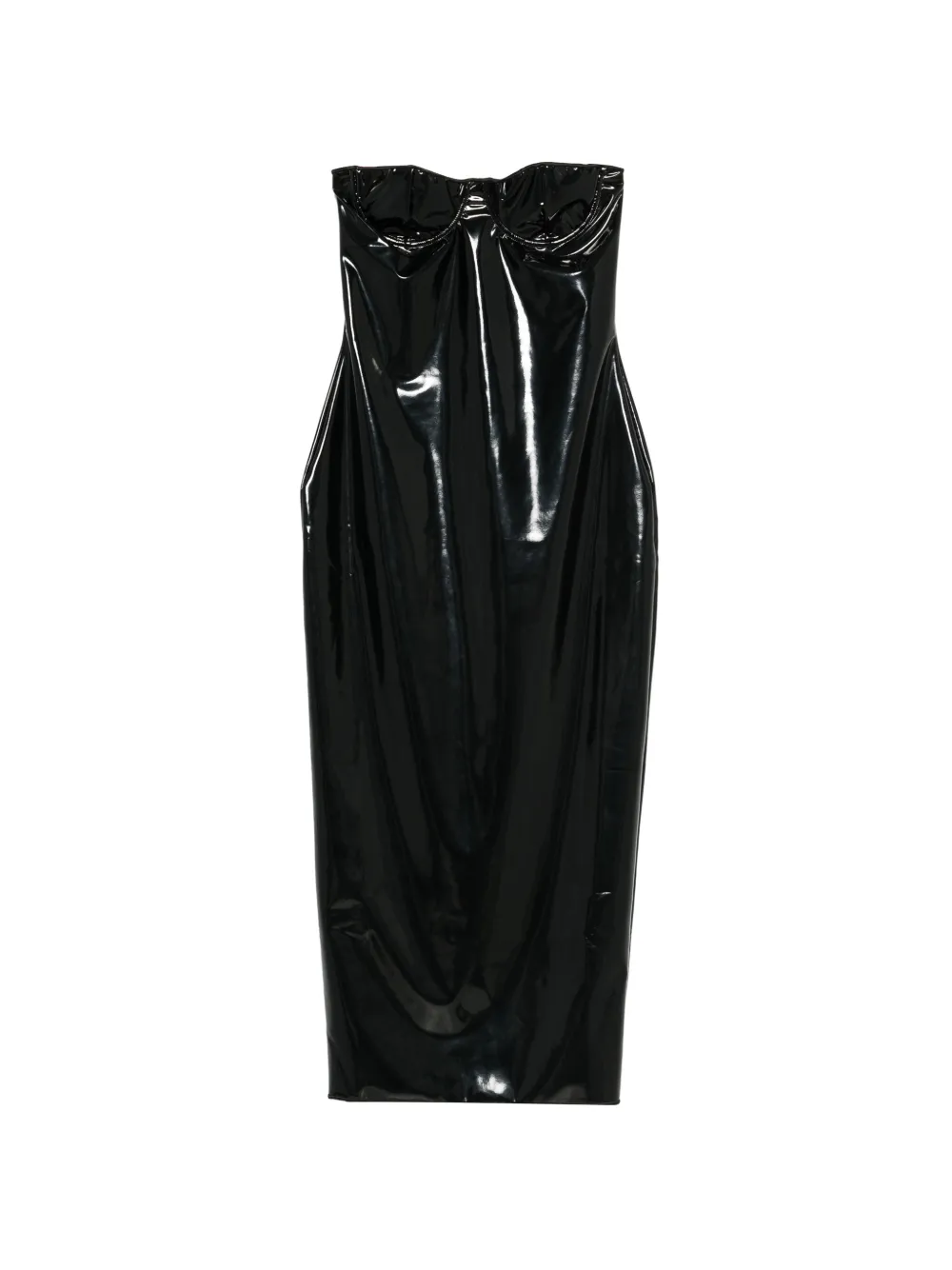 Oséree strapless midi dress - Schwarz