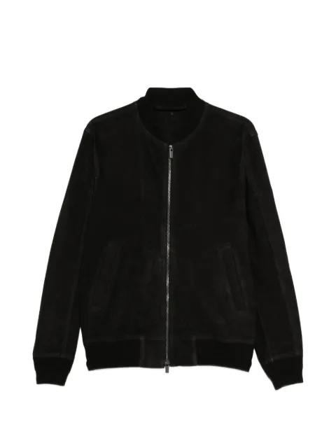 Salvatore Santoro suede bomber jacket