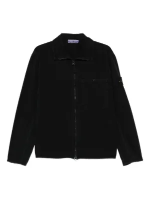MONCLER BLACKジップアップジャケット Moncler ジップアップ シャツジャケット | ブラック | FARFETCH JP