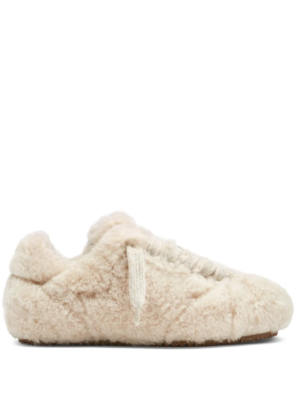 Axel Arigato Tact sneakers met lammy-effect Beige