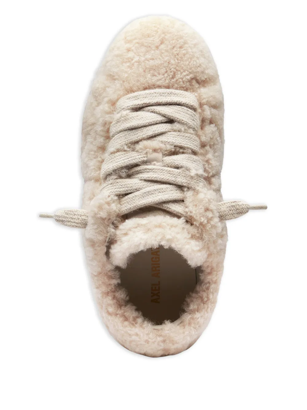 Axel Arigato Tact sneakers met lammy-effect Beige