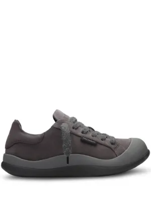 Giorgio Armani レザースニーカー | ブラウン | FARFETCH JP
