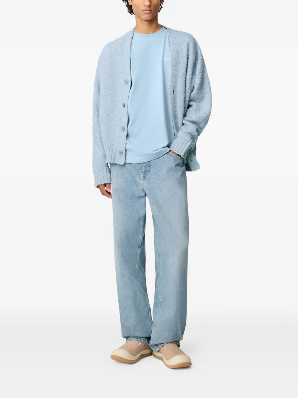 Axel Arigato Honor Washed T-shirt - Blauw