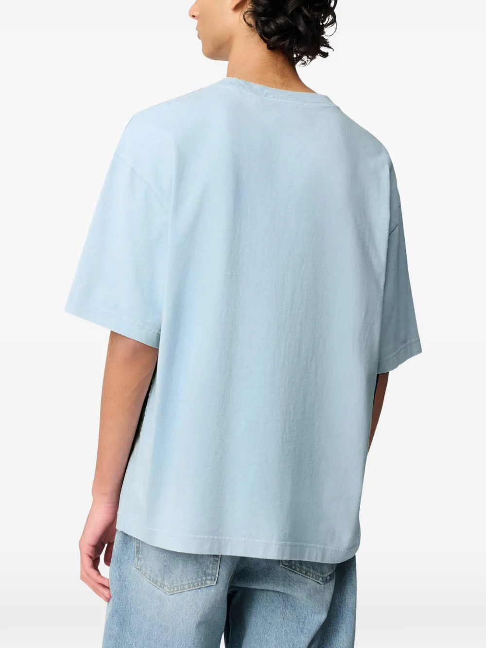 Axel Arigato Honor Washed T-shirt Blauw