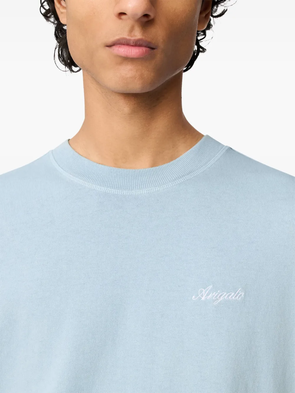 Axel Arigato Honor Washed T-shirt Blauw