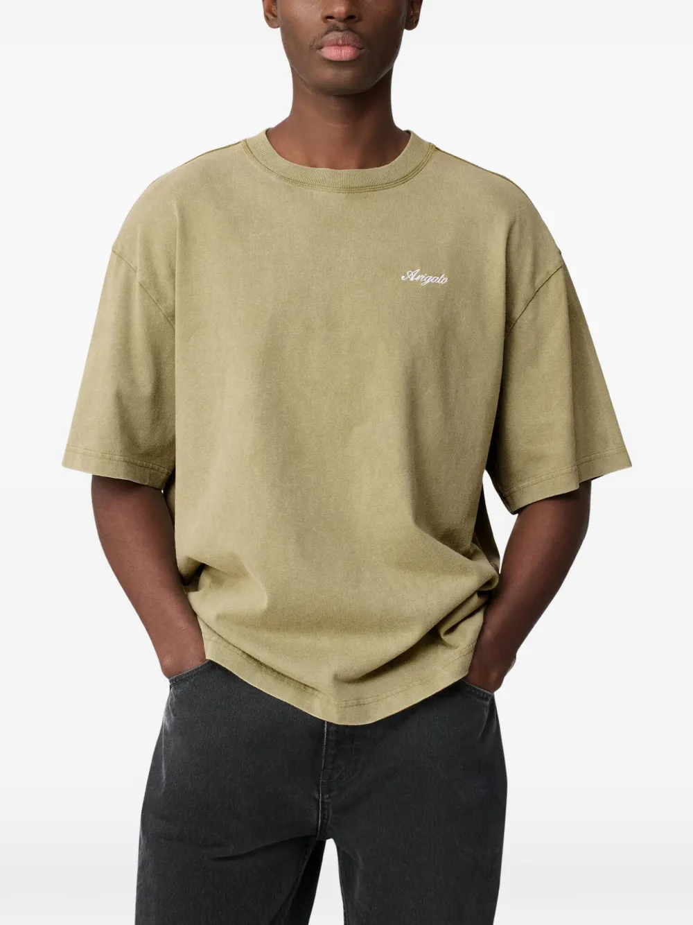  Axel Arigato Honor Washed T-shirt - Green 
