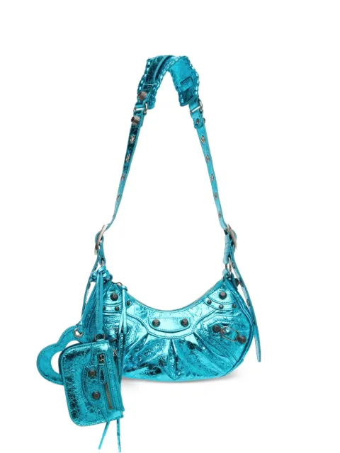 Balenciaga Le Cagole XS metallized shoulder bag