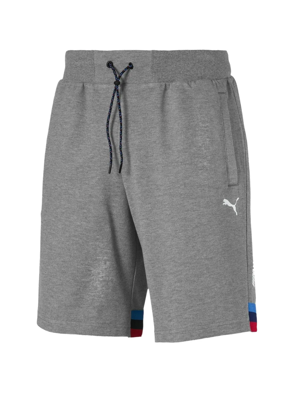 PUMA x BMW Shorts con dettaglio a righe - Grigio