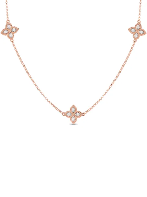 Roberto Coin diamond flower necklace