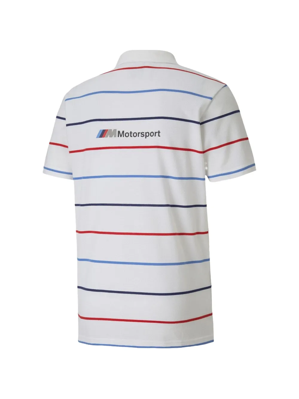 PUMA x BMW Motorsport gestreept poloshirt Wit