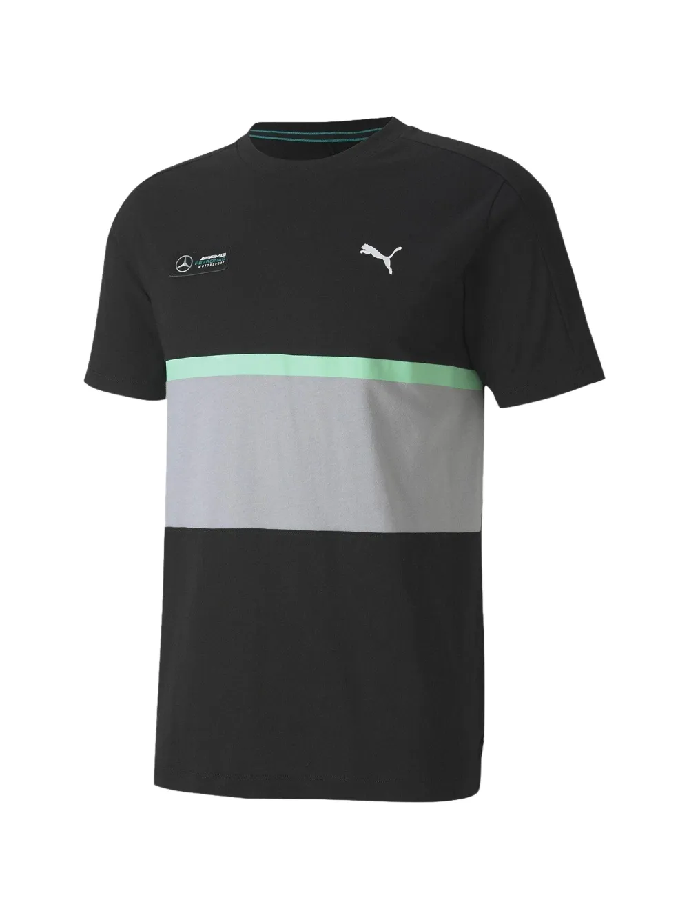 PUMA x Mercedes-AMG T-shirt Petronas con design color-block - Nero