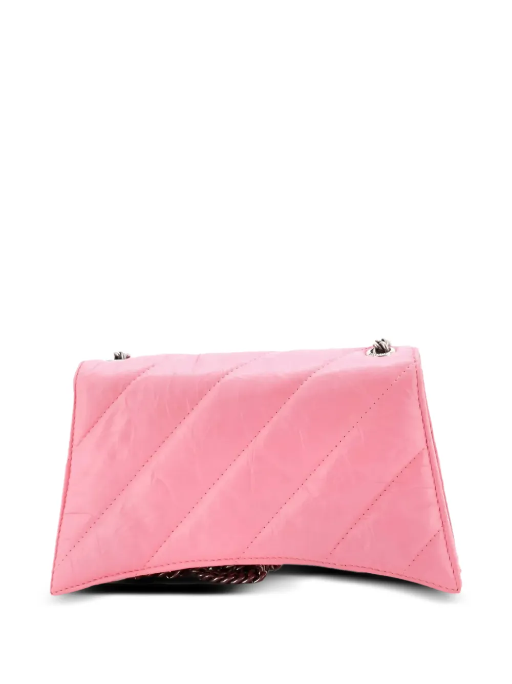 Balenciaga xs Crush quilted flap shoulder bag - Roze