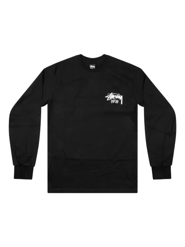 Stüssy round-neck long-sleeve Top | Black | FARFETCH