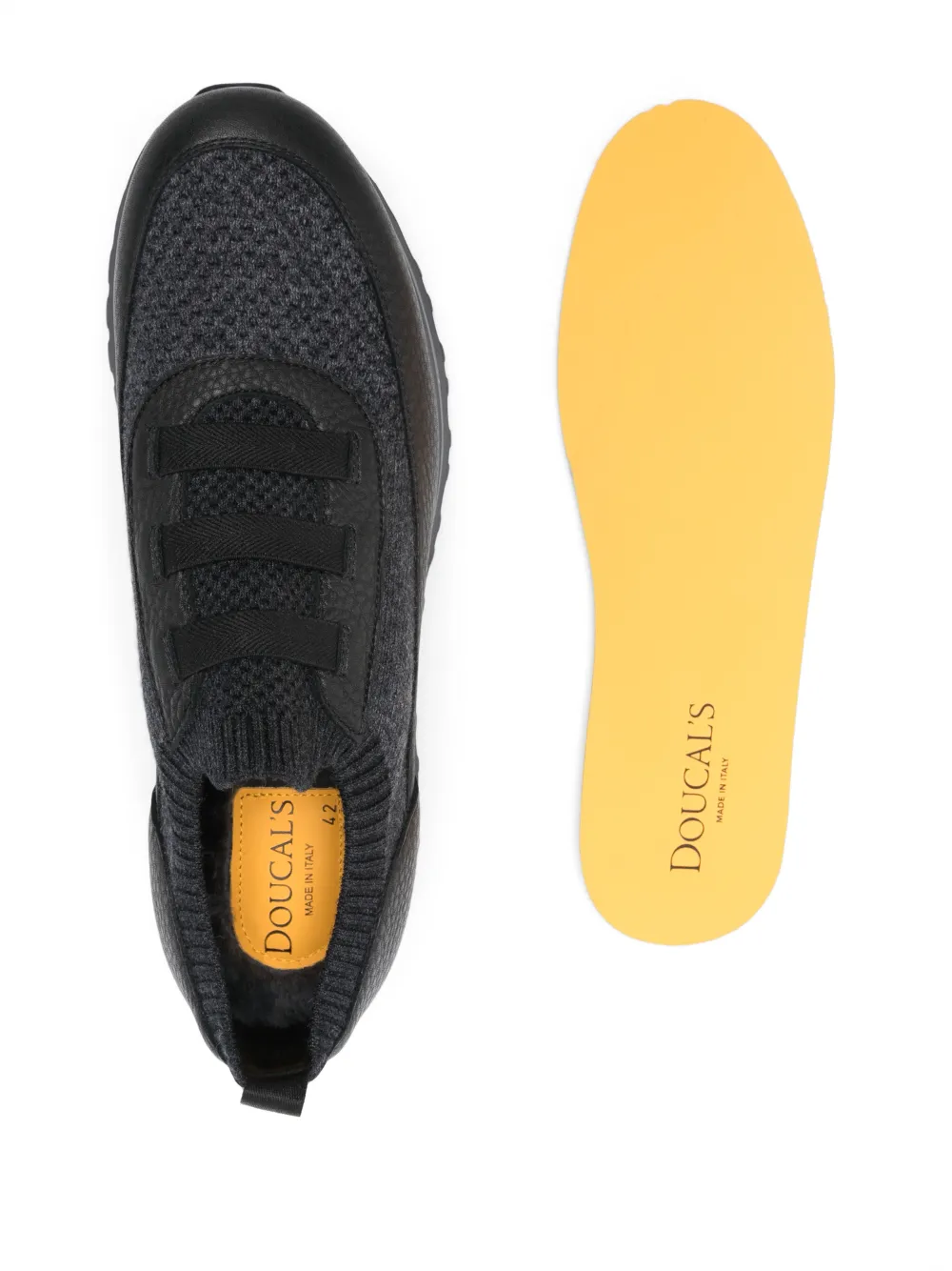 Doucal's Sneakers met vlakken Zwart