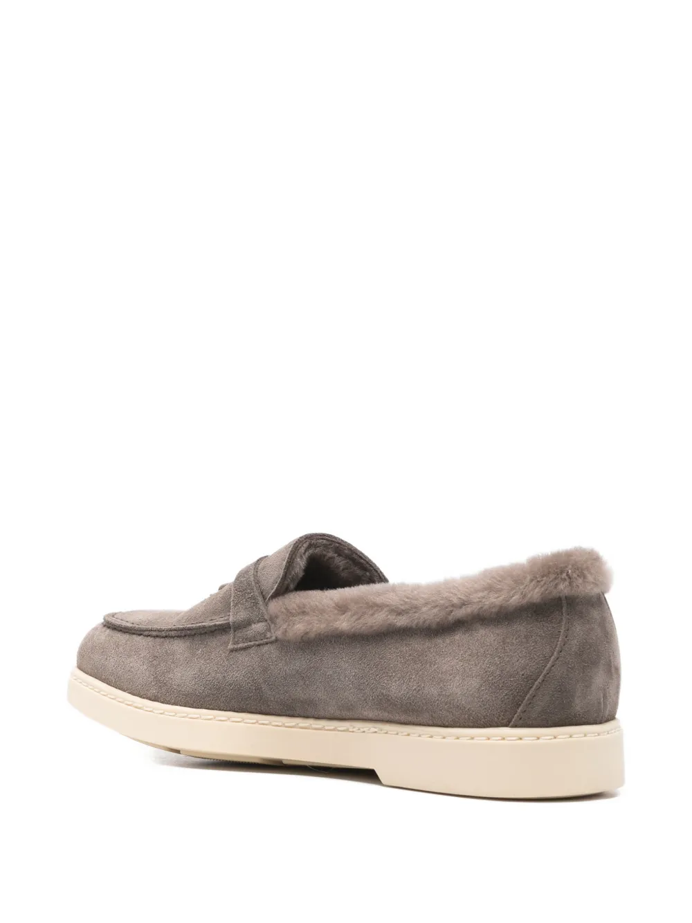 Doucal's Leren loafers Grijs