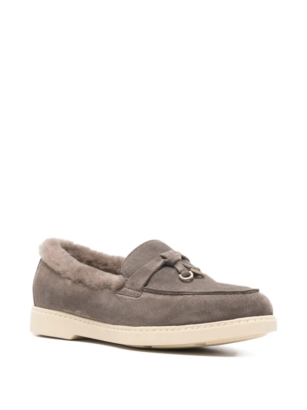 Doucal's Leren loafers - Grijs