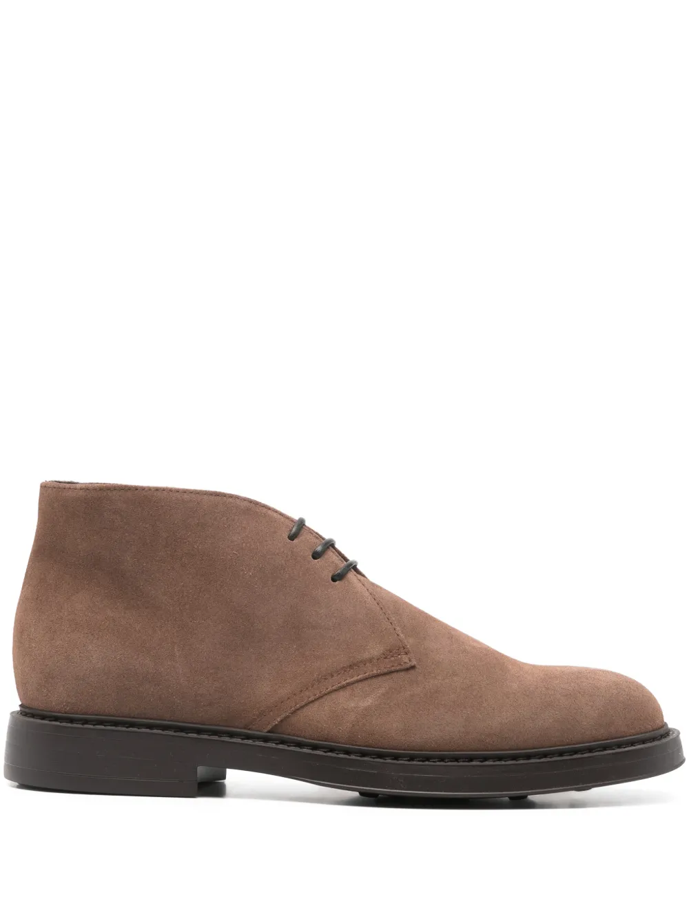 Doucal's Chukka lace-up derby shoes - Braun