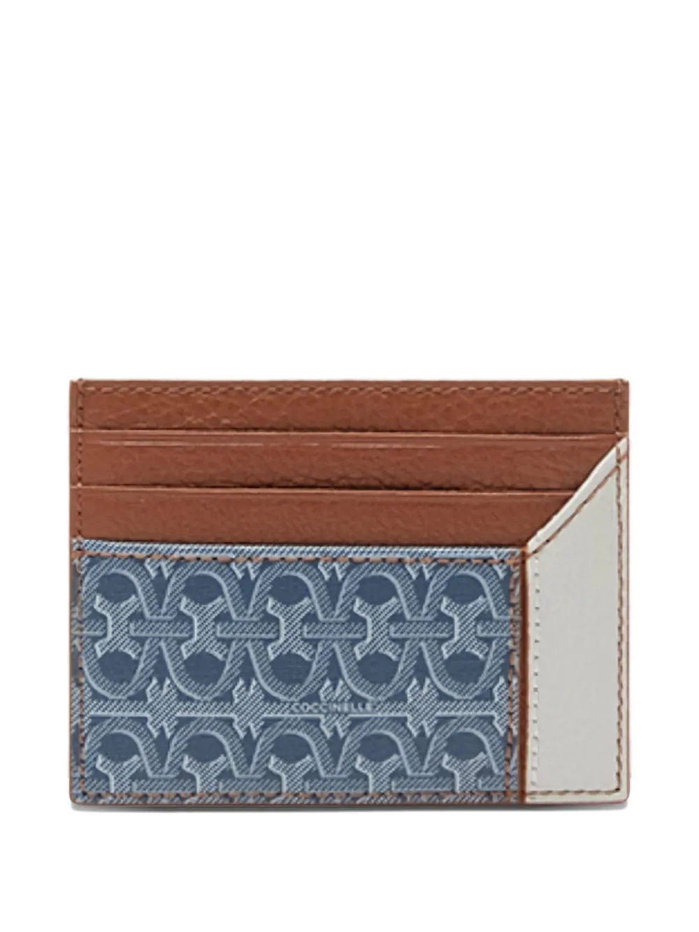 Coccinelle Portacarte Loreen con monogramma - Blu