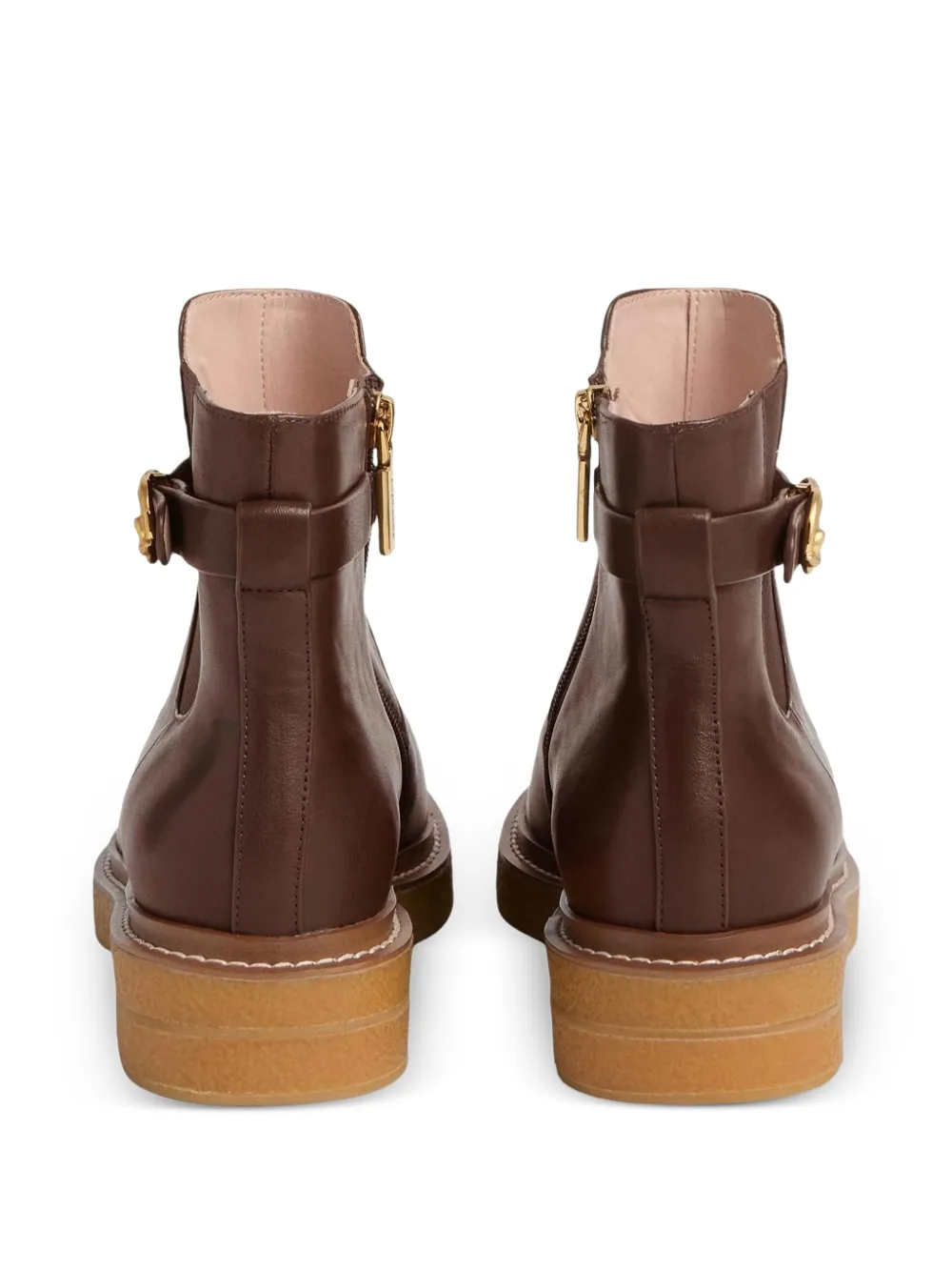  Coccinelle C-saddle Buckle-strap Boots - Brown 