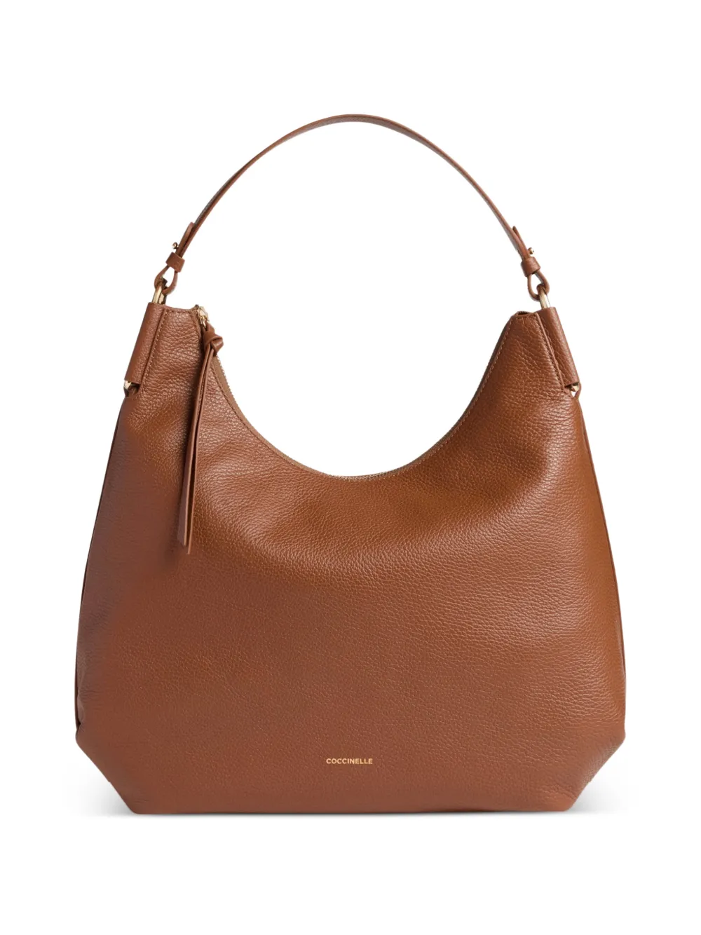 Coccinelle Rebekka zip-up shoulder bag - Marrone