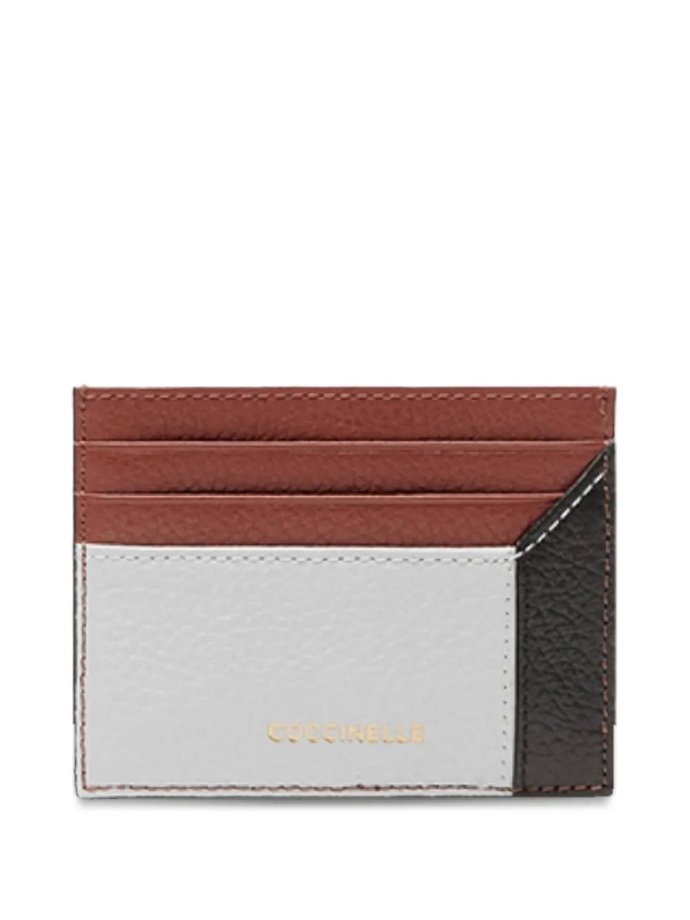 Coccinelle Portacarte Loreen in pelle - Bianco
