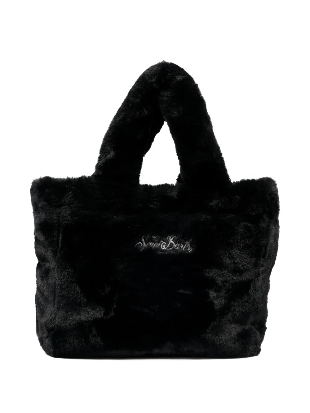 MC2 Saint Barth Kids Colette faux-fur tote bag - Nero