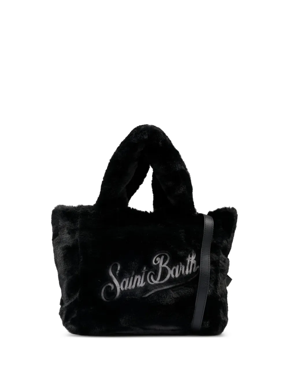 MC2 Saint Barth Kids Colette faux-fur tote bag - Nero
