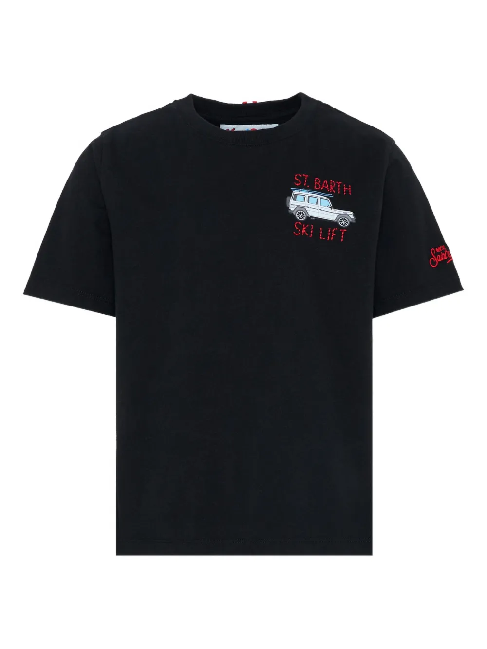 MC2 Saint Barth Kids embroidery crew-neck T-shirt - Nero