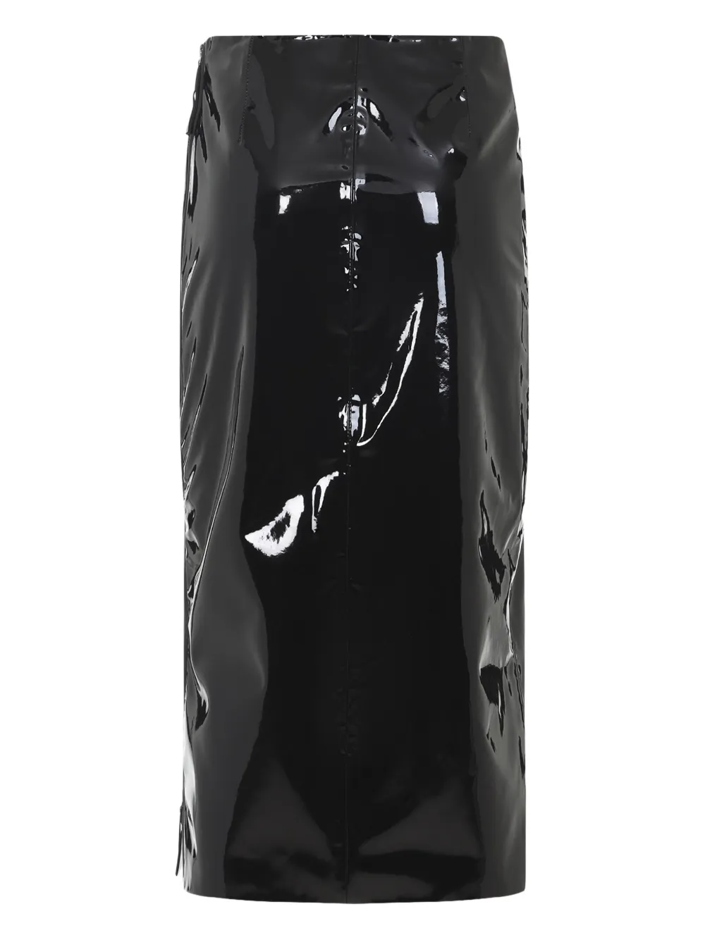 The Frankie Shop Samantha zip-fastening midi skirt - Zwart