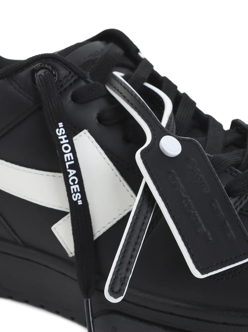 Off-White Sneakers met Arrow-detail Zwart