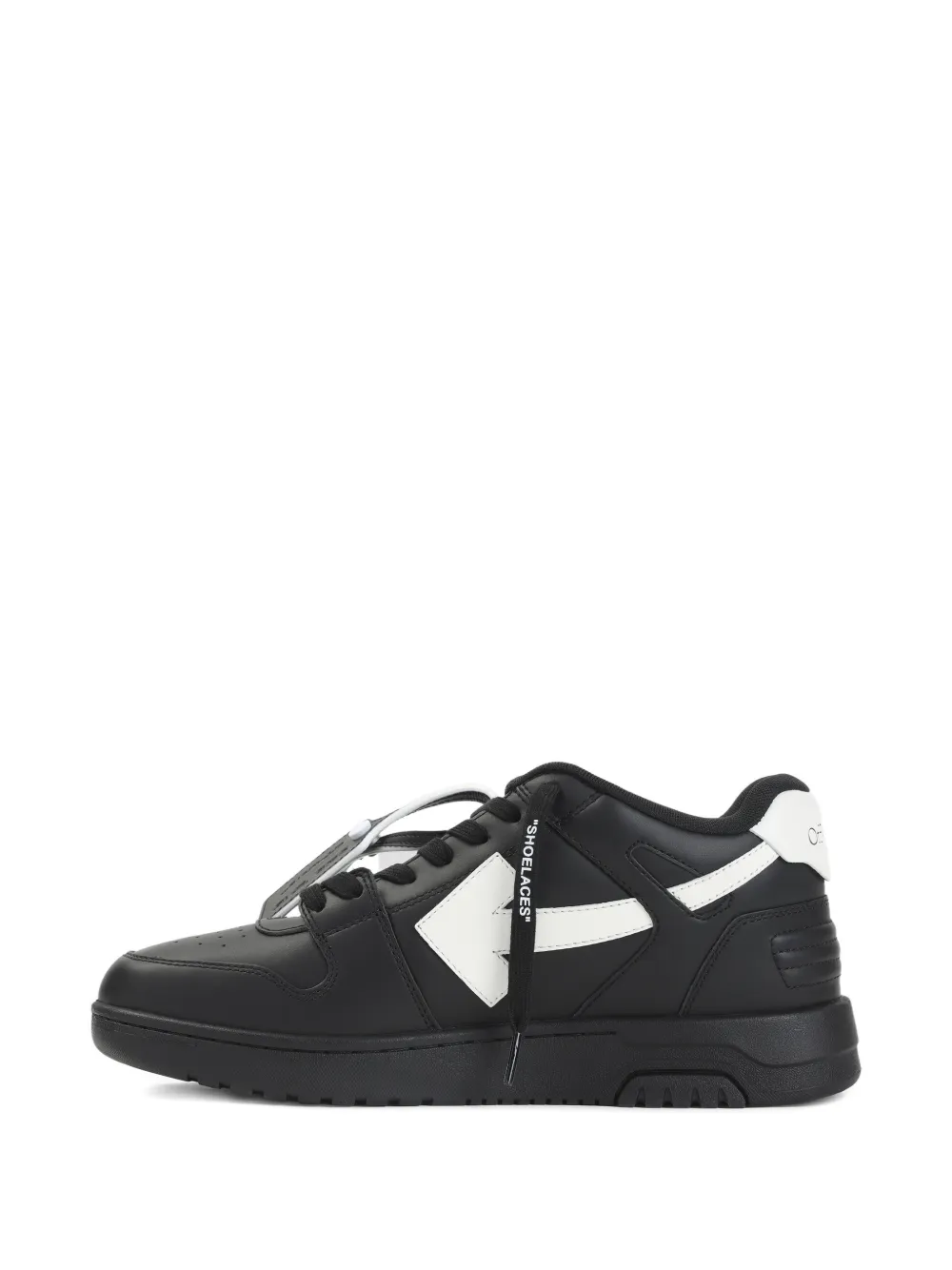 Off-White Sneakers met Arrow-detail Zwart