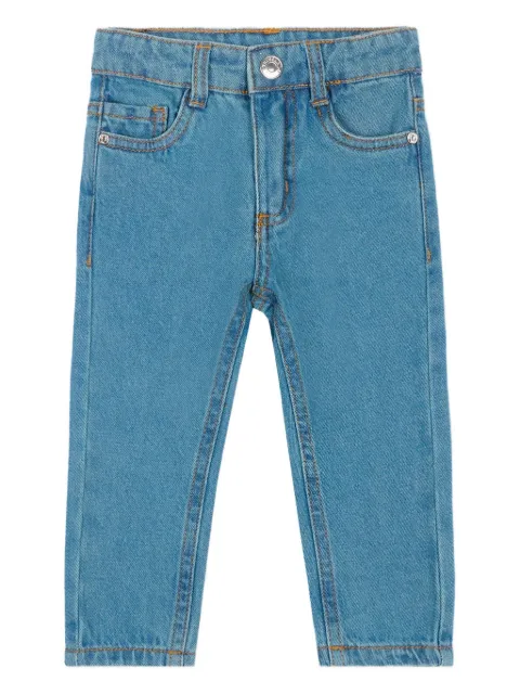 TRUSSARDI JUNIOR jeans con trabillas y cinturón