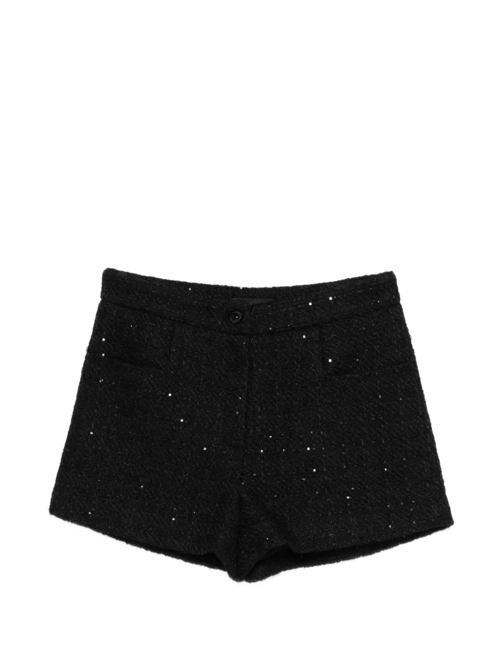 THELAURENT Shorts con paillettes - Nero