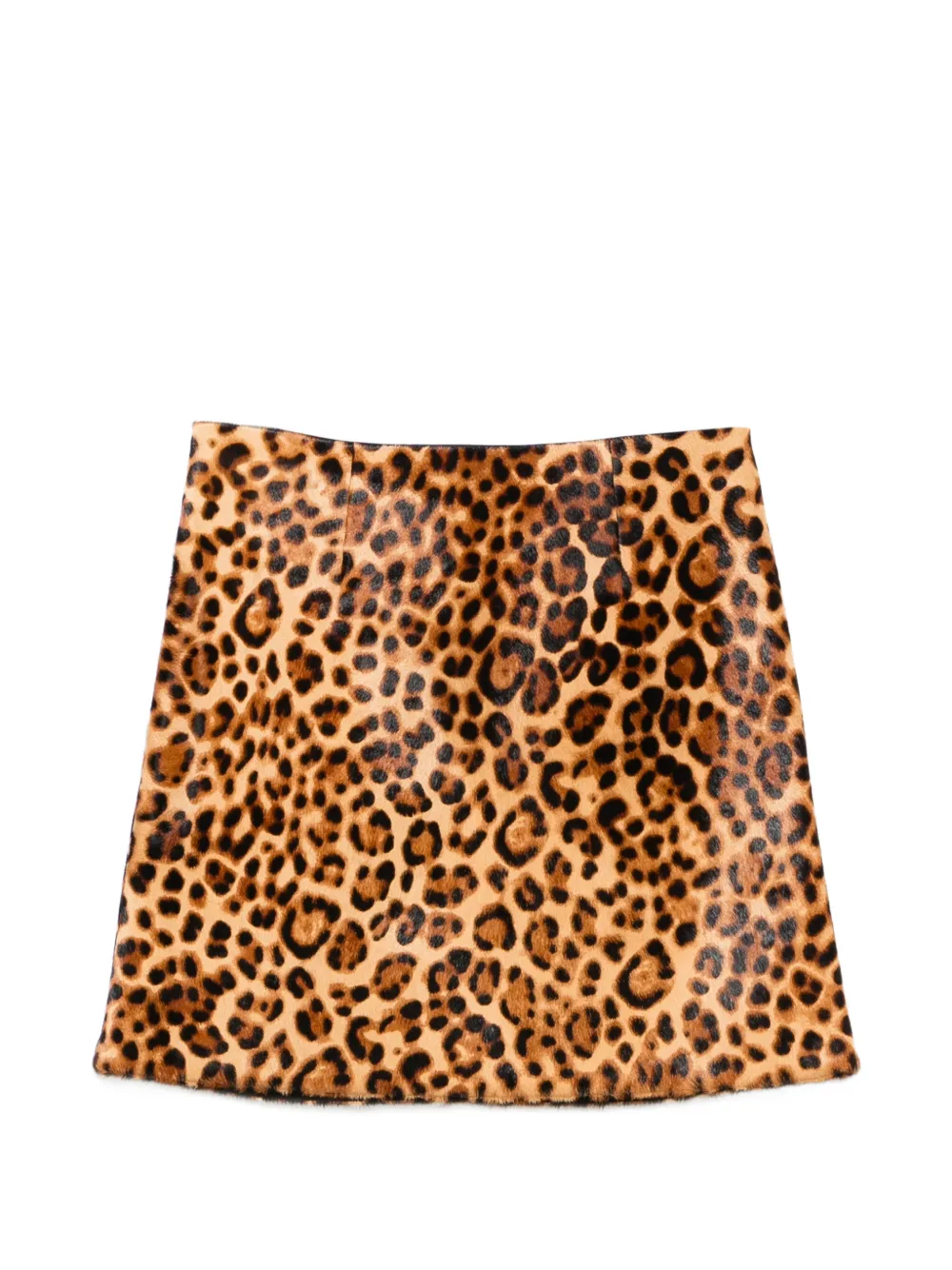 THELAURENT animal-print mini skirt - Marrone