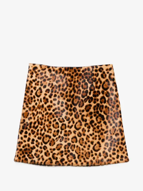 THELAURENT animal-print mini skirt