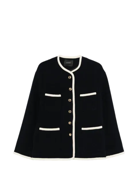 THELAURENT button-up tweed jacket