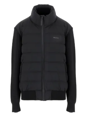 Moncler キルティングフロント ジャケット | ブルー | FARFETCH JP