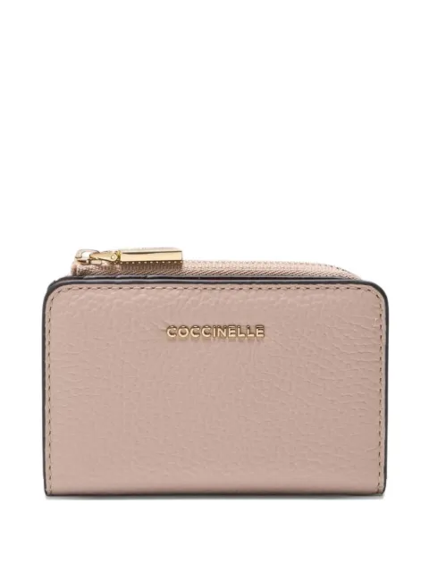 Coccinelle metallic-logo cardholder