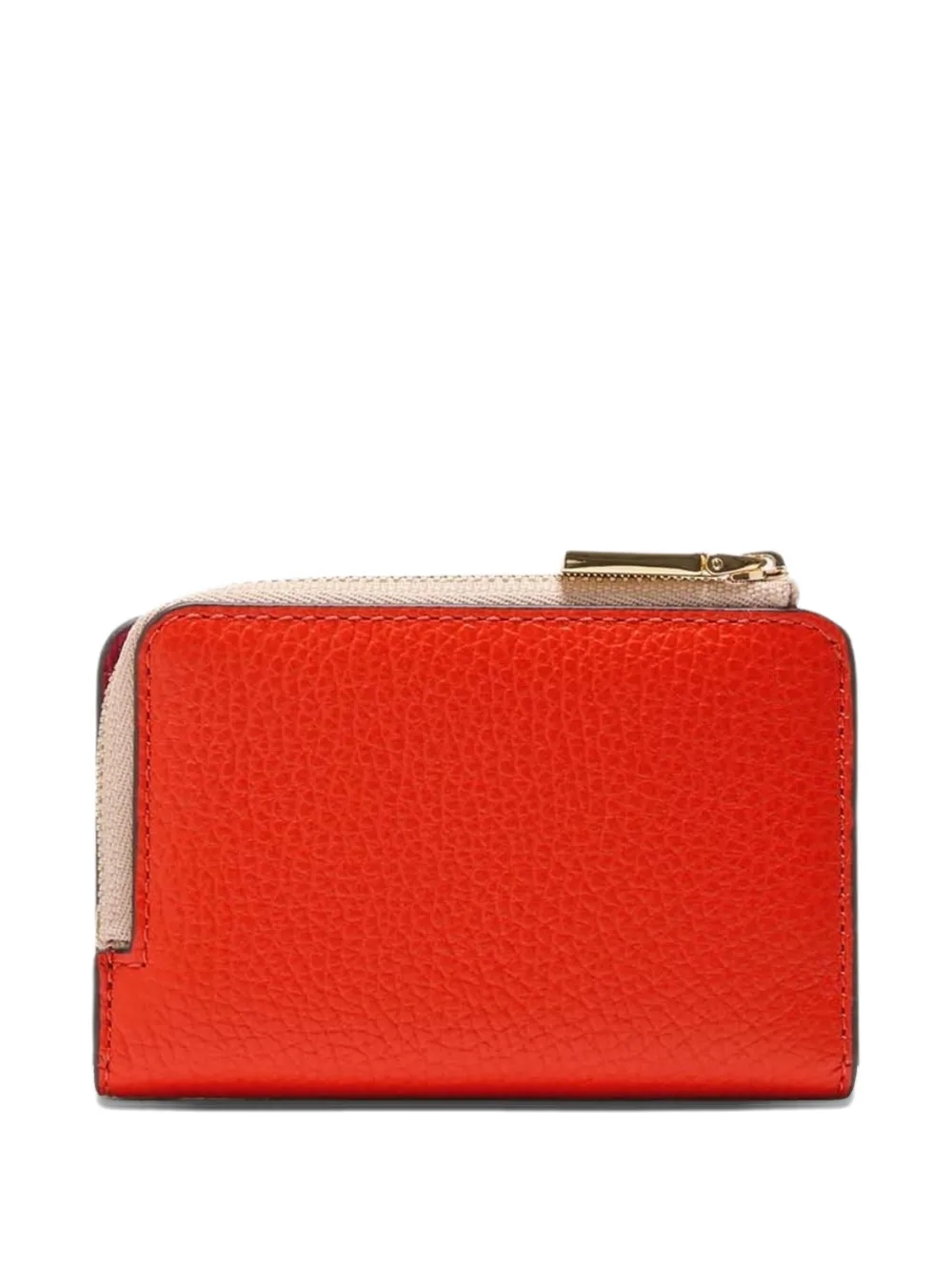 Coccinelle metallic-logo cardholder - Roze