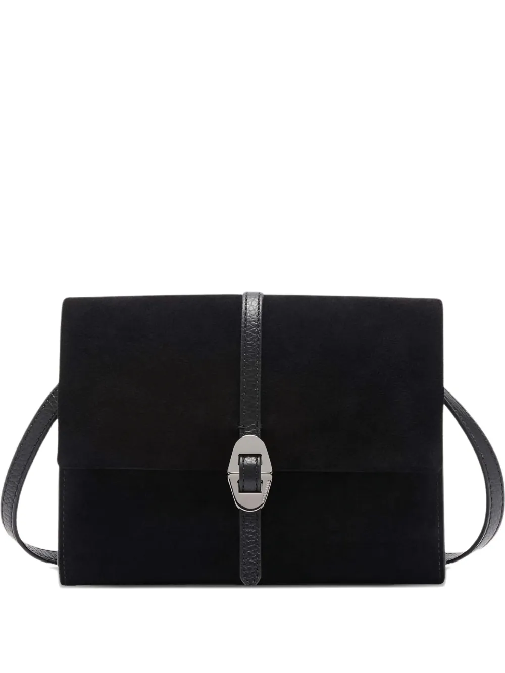 Coccinelle suede crossbody bag - Nero