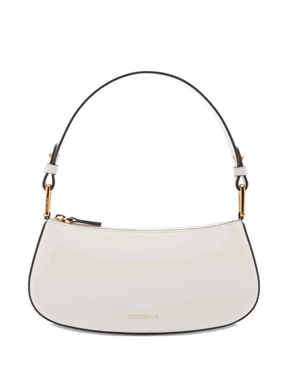 Coccinelle Merveille leather shoulder bag - Bianco