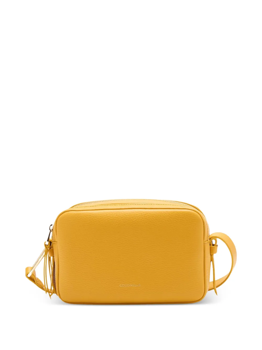 Coccinelle Malory leren crossbodytas Geel